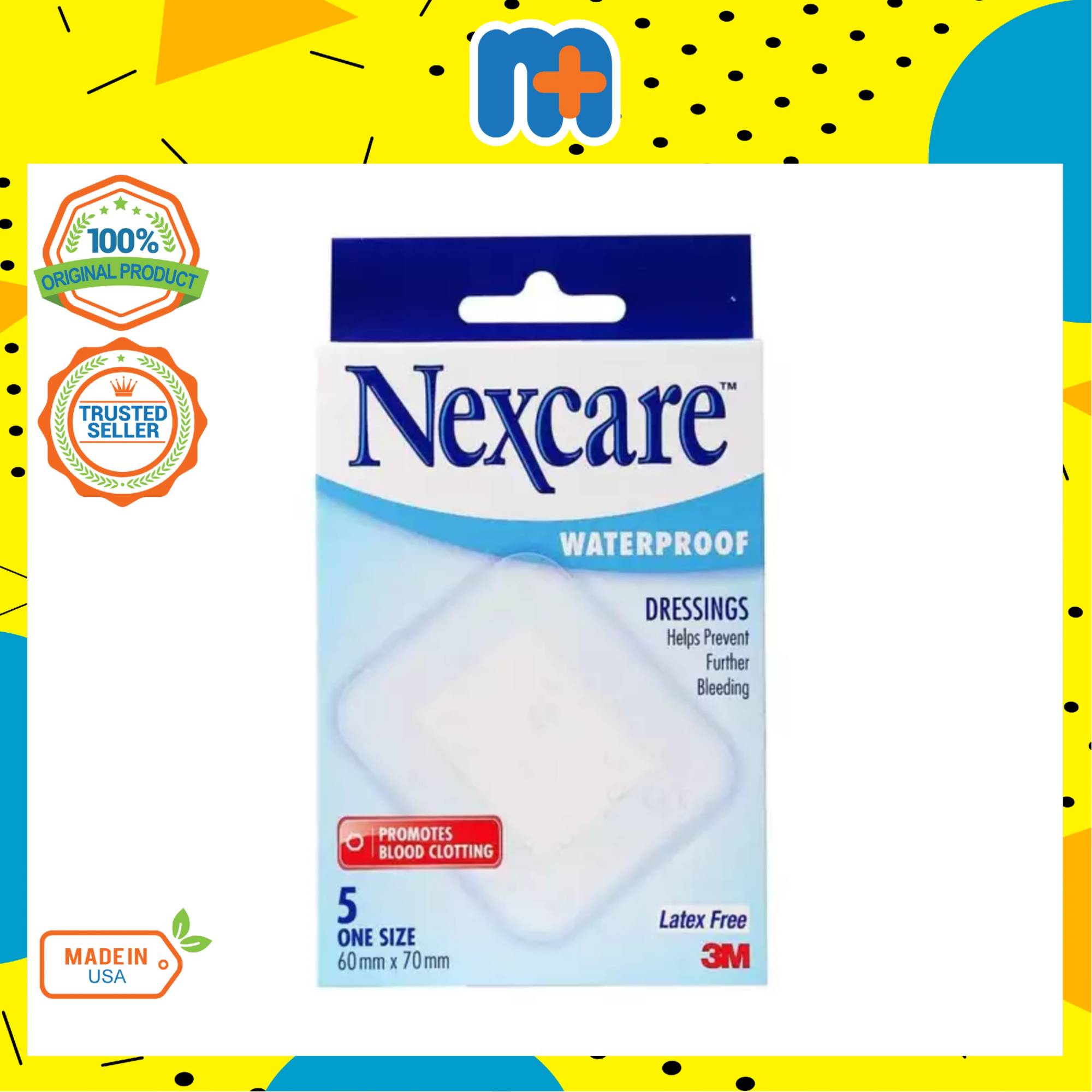 NEXCARE WATERPROOF DRESSINGS [60X70MM] 5S